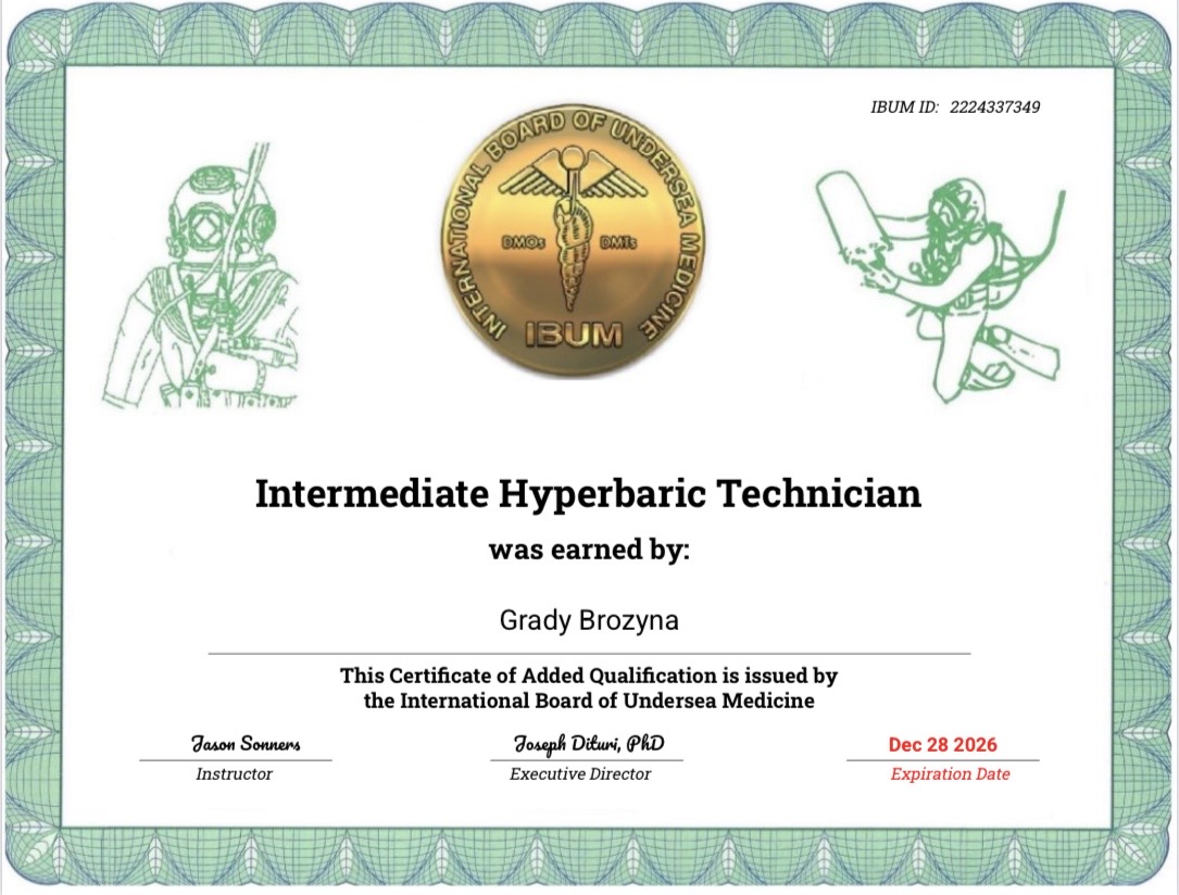 IBUM certificate